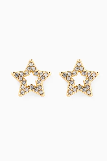 Star Pavé Stud Earrings