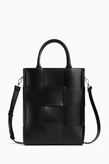 Arco Tote Bag in Intrecciato Leather