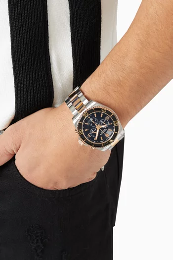 Maverick Chronograph Watch in Stainless Steel