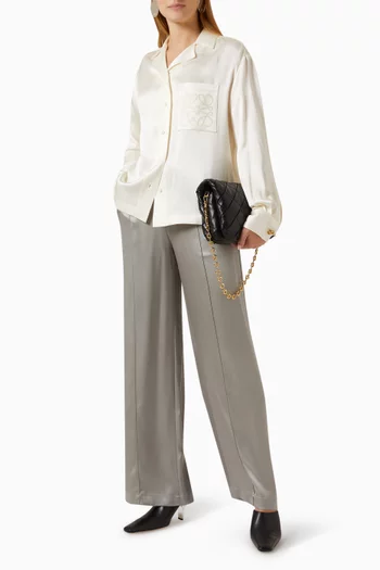 Anagram Pyjama Blouse in Silk