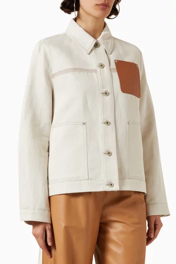 Workwear Jacket in Cotton & Linen