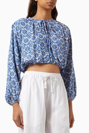 Amelia Top in Silk