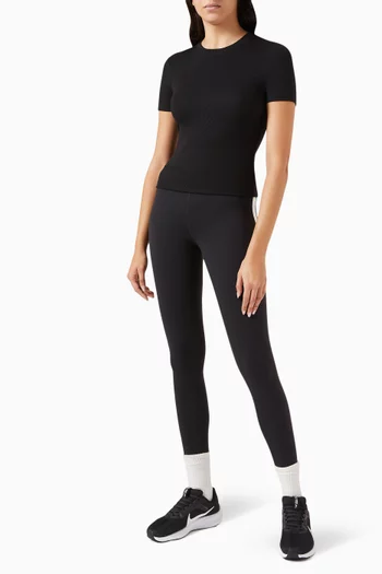 Louise Rib Short Sleeve