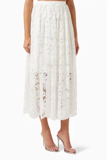 Midi Skirt in Lace
