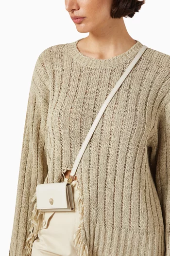 Serpenti Forever Crossbody Card Holder in Calf Leather