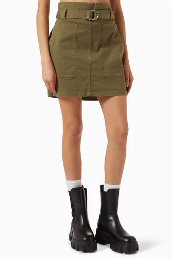 Aveline Skirt in Cotton-twill Blend