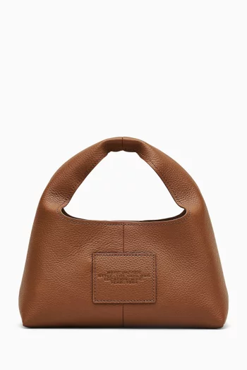 The Mini Sack Top-handle Bag in Leather