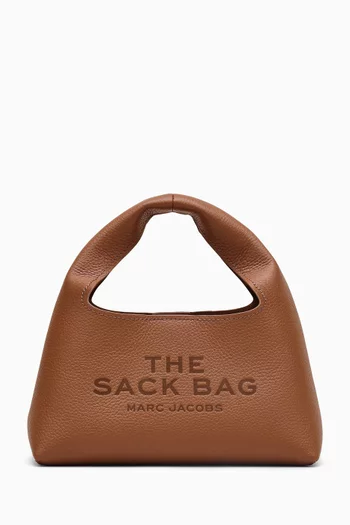 The Mini Sack Top-handle Bag in Leather