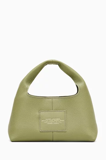 The Mini Sack Top-handle Bag in Leather