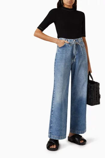 Elijah Low-waist Jeans in Denim