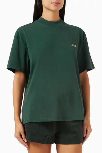 Brenna Mockneck T-shirt in Cotton-jersey