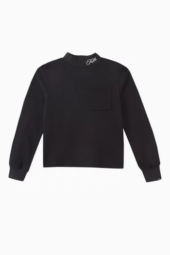 Classic Mockneck T-shirt in Cotton