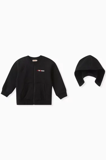 Buck Logo Parka in Cotton
