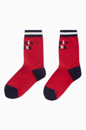 Logo Socks in Cotton