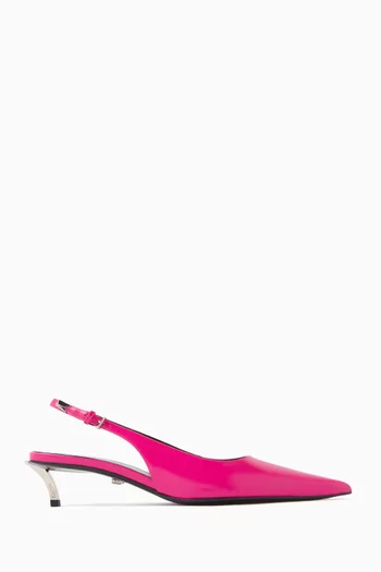 Slingback 40 Pumps in Leather