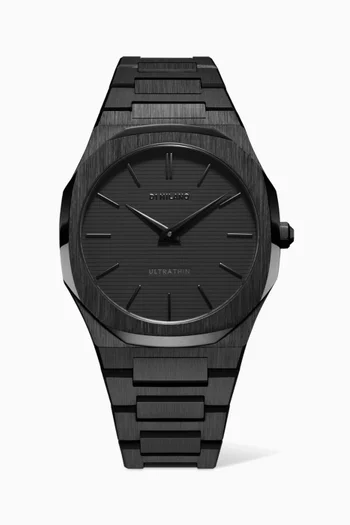 Ultra Thin Shadow Quartz Watch, 40mm