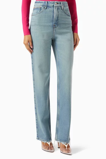 Good Icon Straight-fit Jeans in SoftTech Silkie Denim