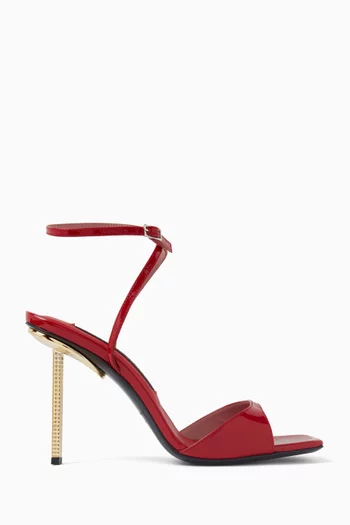 Silvy Sandals in Patent Leather