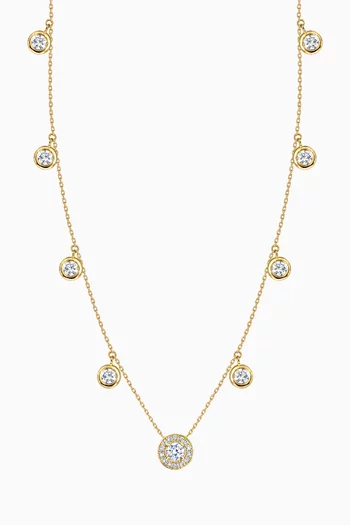 Classic Diamond Necklace in 18kt Gold
