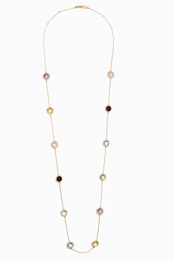 Nude Diamond Long Necklace in 18kt Gold