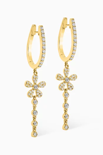 Sunny Diamond Earrings in 18kt Gold