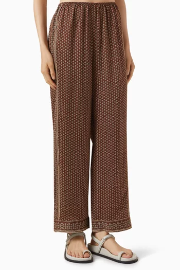 Cacia Wide-leg Pants in Cotton