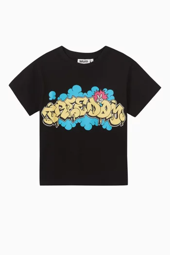Rodney Graffiti Tag T-Shirt in Organic Cotton