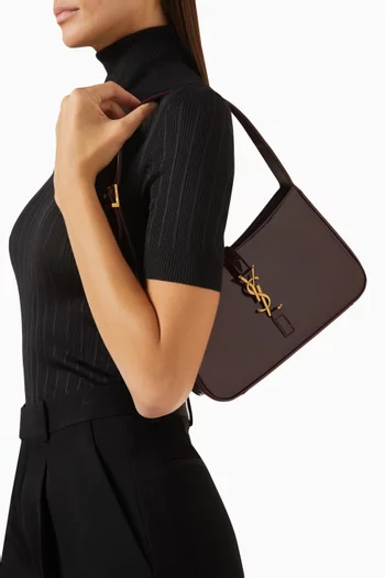 Le 5 à 7 Hobo Shoulder Bag in Patent Leather