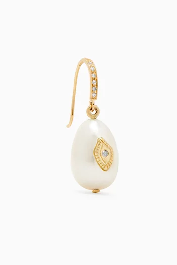 Charlie N°1 Single Earring in 9kt Yellow Gold