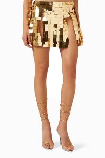 Sequin-embellished Mini Skirt