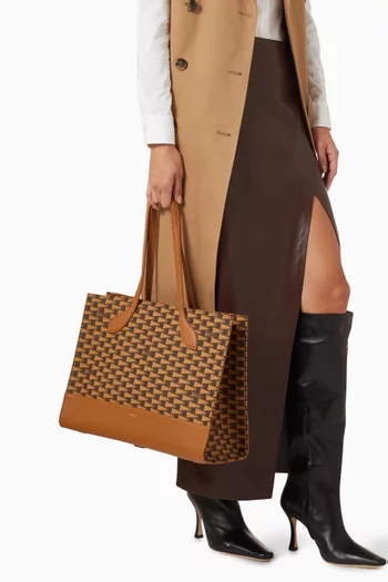 Keep On Tote Bag in Cotton & Leather