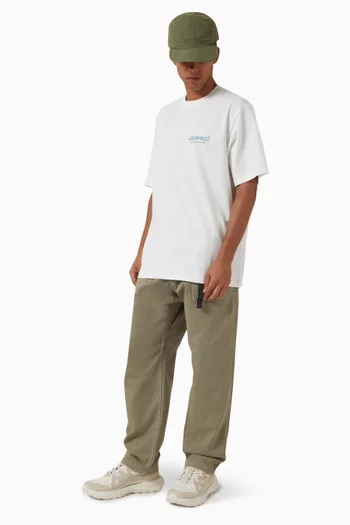 Loose Tapered Ridge Pants in Cotton
