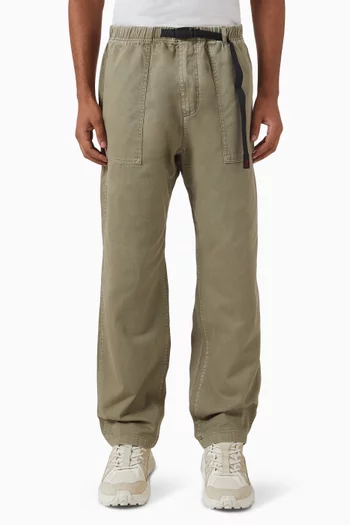 Loose Tapered Ridge Pants in Cotton