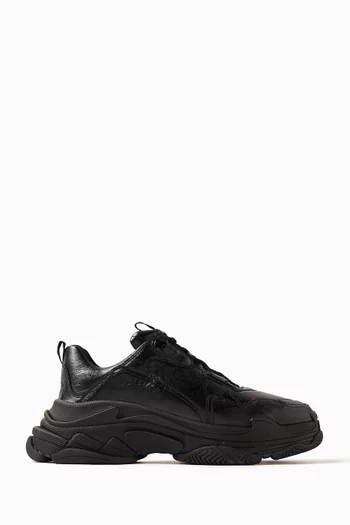 Triple S Low-top Sneakers in Leather