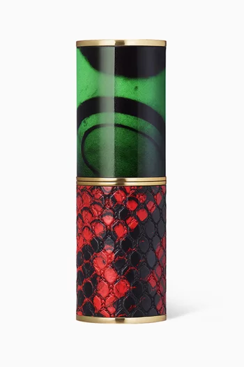 Malachite Snake Lipstick Case