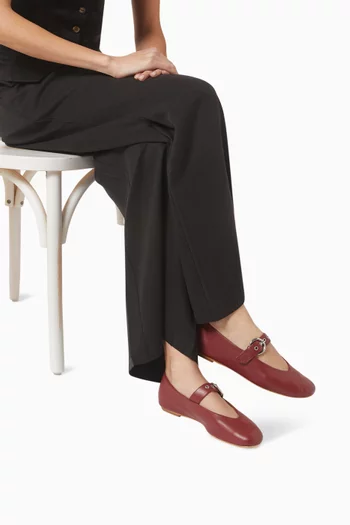 Bethany Ballet Flats in Nappa