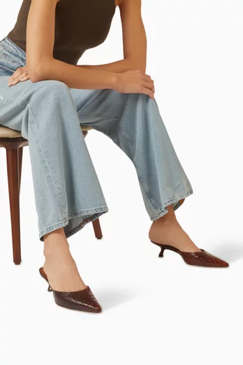 Wilda 50 Mules in Patent Leather