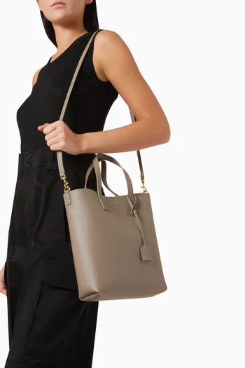 Toy Shopping Tote Bag in Leather