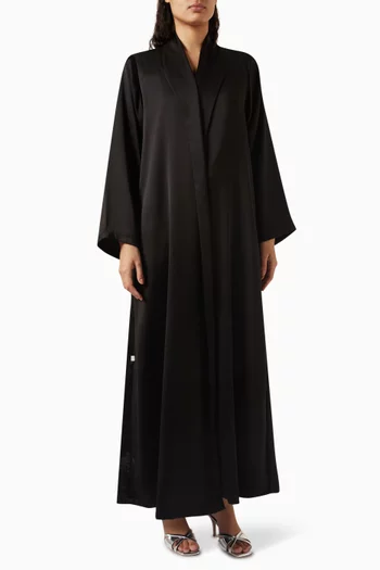 Zainah-cut Abaya in Satin Silk