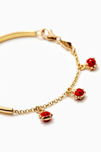 Ladybug Bracelet in 18kt Gold