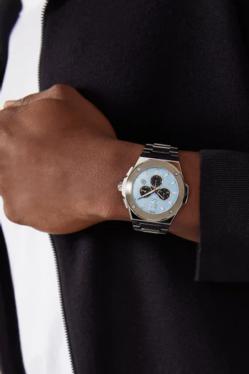 Idol Chronograph Stainless Steel Watch, 44mm