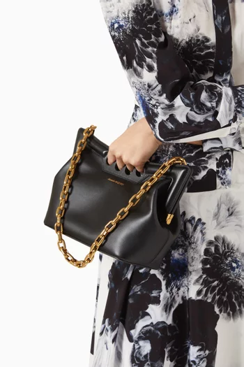Small The Peak Bag in Calfskin Leather