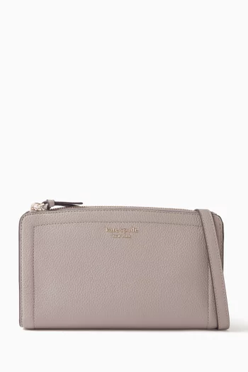 Small Knott Crossbody Bag in Pebbled Leather