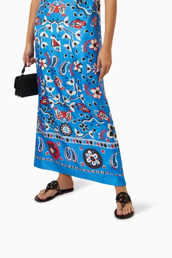 حذاء مفتوح ميلر جلد لامع