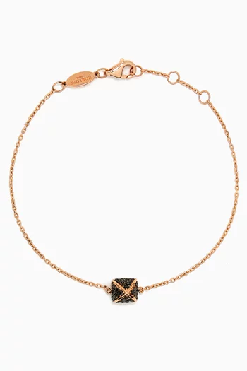 Korlove Diamond Bracelet in 18kt Rose Gold