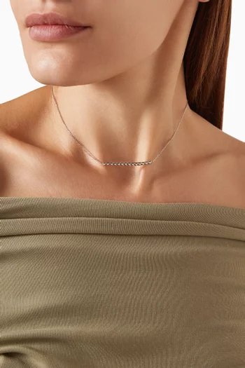 Korlove Necklace in 18kt White Gold