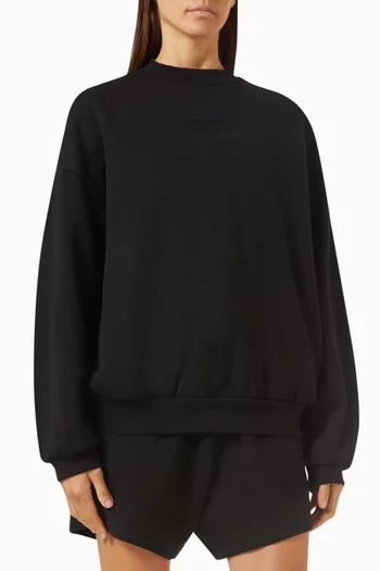 Essentials Crewneck Sweatshirt in Cotton-fleece