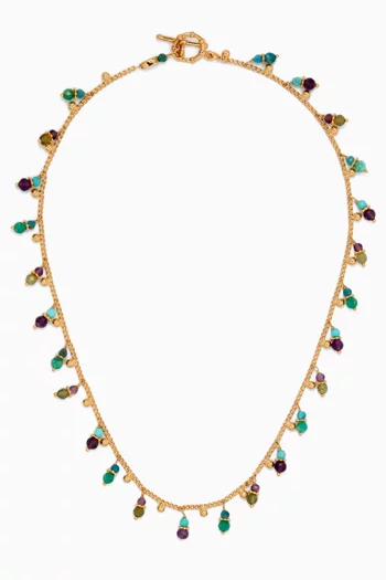 Tangerine Pearl Choker Necklace