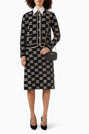 حقيبة كتف مارمونت ميني بشعار حرفي GG جلد