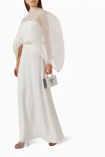 Raina Pleated Maxi Dress
